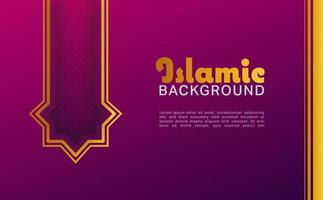 islamitische horizontale banner. Arabische traditionele sieraad achtergrond. vector