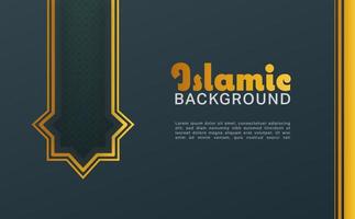 islamitische horizontale banner. Arabische traditionele sieraad achtergrond. vector