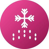 sneeuw pictogramstijl vector