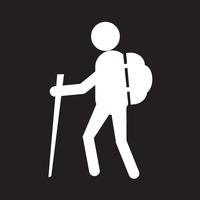 wandelen pictogram symbool teken vector