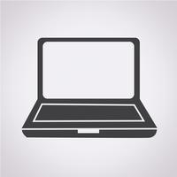 laptop pictogram symbool teken vector