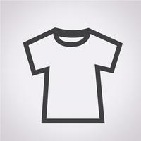 Tshirt pictogram symbool teken vector