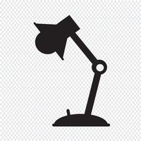 Lamp pictogram symbool teken vector