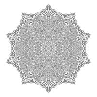 lijn kunst mandala vector voor ontwerp