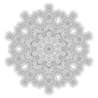 prachtige lijntekeningen mandala vector voor ontwerp