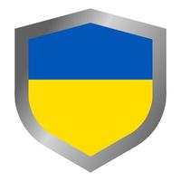 vlag schild van oekraïne vector
