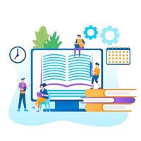 educatief webseminar, internetlessen, professionele persoonlijke pictogrammen voor lerarenservice. webinar, digitaal klaslokaal, online onderwijsmetaforen. vector geïsoleerde concept metafoor illustraties