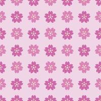 roze sakura patroon achtergrond vector