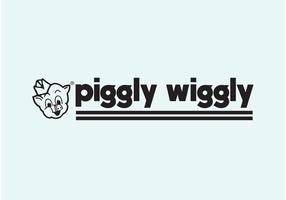 Piggly wiggly vector
