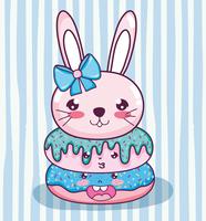 Leuke Kawaii Cartoons vector