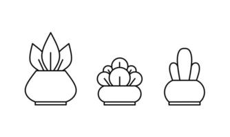 huis plant pictogram vector