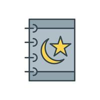 ramadan pictogram gevulde lijn illustratie voor elk project vector