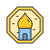 ramadan pictogram gevulde lijn illustratie voor elk project vector