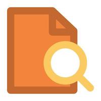 zoeken naar documentconcepten vector