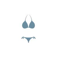 bikini pictogram logo platte ontwerpsjabloon vector