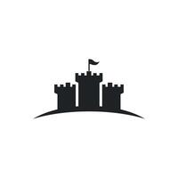 kasteel logo pictogram ontwerp vectorillustratie vector