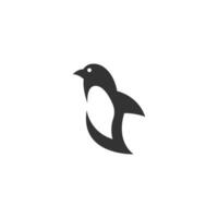 pinguïn pictogram logo ontwerp sjabloon illustratie vector