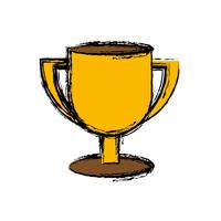 trofee cup pictogram vector