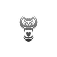 gorilla logo ontwerp vector pictogrammalplaatje