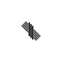 touw pictogram logo ontwerp sjabloon illustratie vector