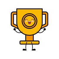 trofee cup pictogram vector