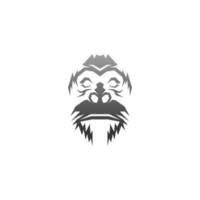 gorilla logo ontwerp vector pictogrammalplaatje