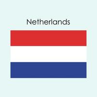 nationale vlag icon nederland vector