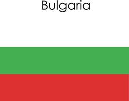 nationale vlag icoon bulgarije vector