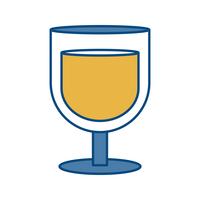 drink glazen pictogram vector