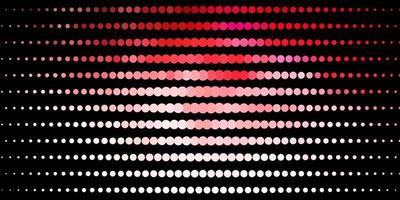 lichtroze, rood vector sjabloon met cirkels.