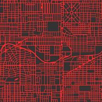 landschap van de stad die naadloos patroon herhaalt vector