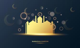 ramadan kareem arabische kalligrafie achtergrond vectorillustratie vector