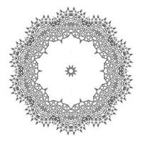 elegante lijntekeningen mandala vector voor ontwerp