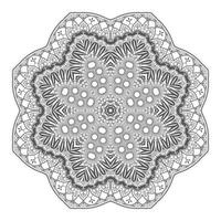 prachtige lijntekeningen mandala vector voor ontwerp