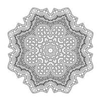 prachtige lijntekeningen mandala vector