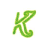 letter k 3d logo ontwerpsjabloon vector