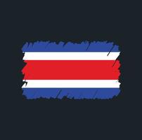 costa rica vlag borstel vector