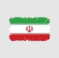 iran vlag borstel vector