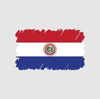 vlagborstel van paraguay vector