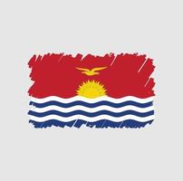 kiribati vlagborstel vector