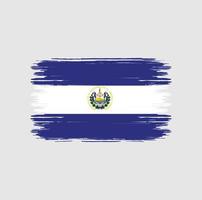 el salvador vlagborstel. nationale vlag vector