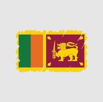 sri lanka vlagborstel vector