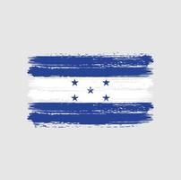 Honduras vlag penseelstreken. nationale vlag vector