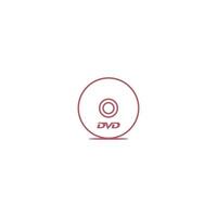 dvd logo pictogram ontwerp sjabloon vectorillustratie vector