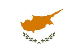 vlag van cyprus vector