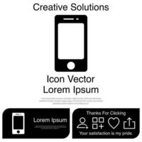 mobiele telefoon pictogram vector eps 10