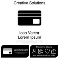 creditcard pictogram vector eps 10