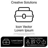 lunchbox pictogram vector eps 10