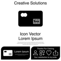 creditcard pictogram vector eps 10