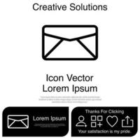 envelop pictogram vector eps 10